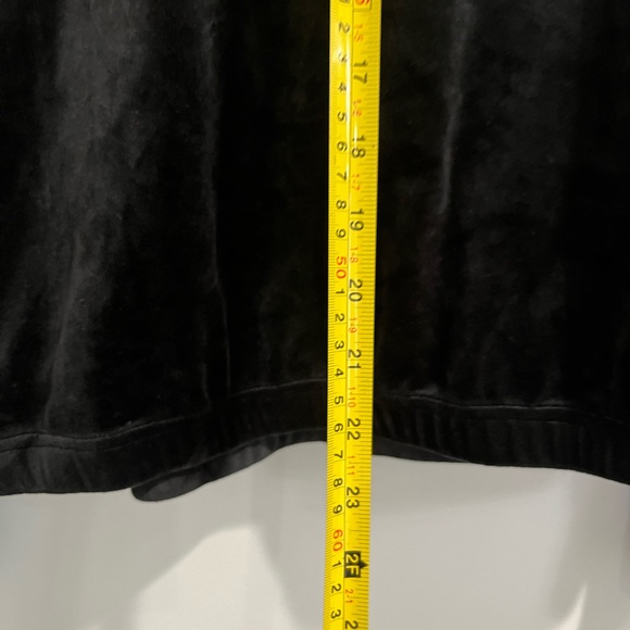Fila Sport Black Velvet Quarter Zip Hoodie Sz. L - Picture 9 of 12